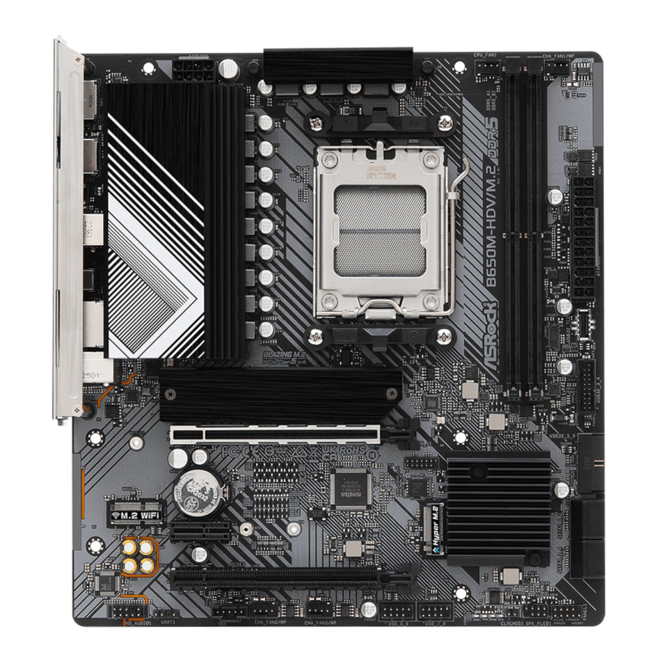 Image 2 for ASRock B650M-HDV/M.2 AM5 Micro-ATX Motherboard