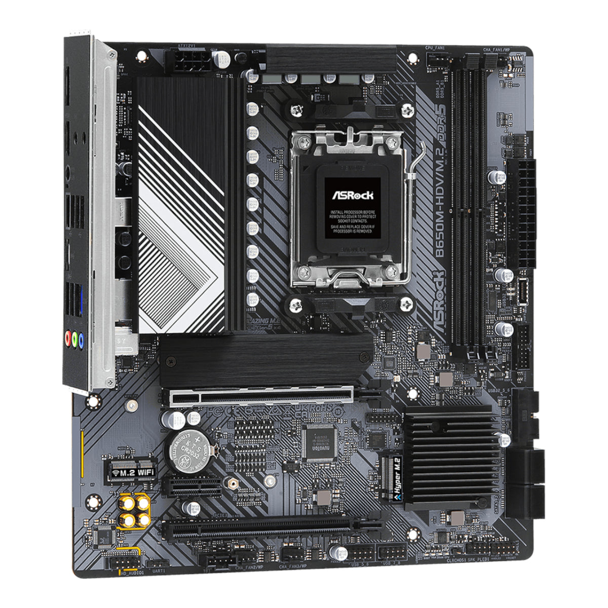 Image 4 for ASRock B650M-HDV/M.2 AM5 Micro-ATX Motherboard
