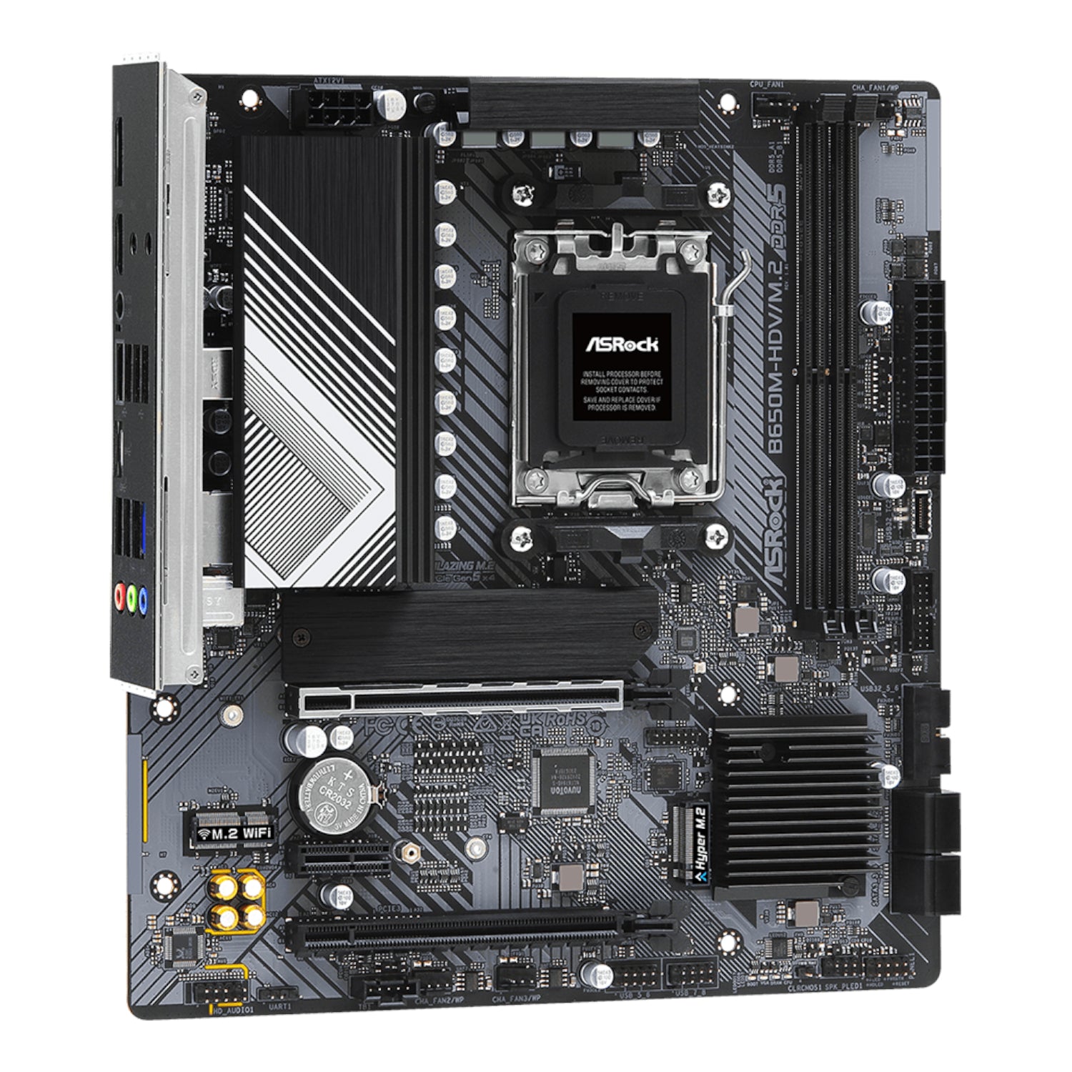 Image 4 for ASRock B650M-HDV/M.2 AM5 Micro-ATX Motherboard