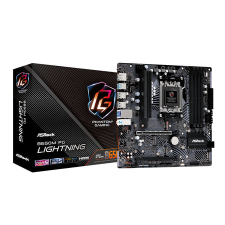Image 1 for ASRock B650M PG Lightning AMD AM5 Micro ATX Motherboard