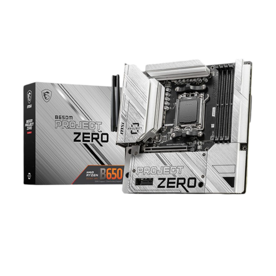 Image 1 for MSI B650M PROJECT ZERO MotherBoard