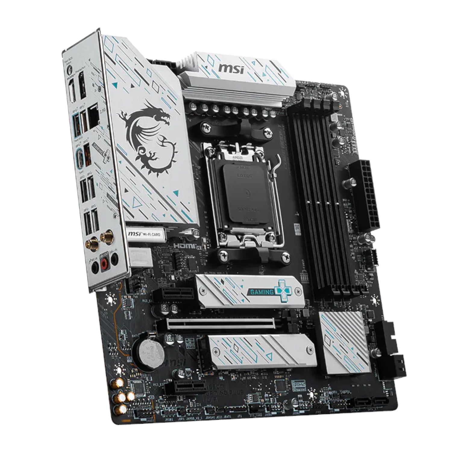 Image 3 for MSI MAG B650M GAMING PLUS WIFI AMD B650 Micro-ATX Motherboard
