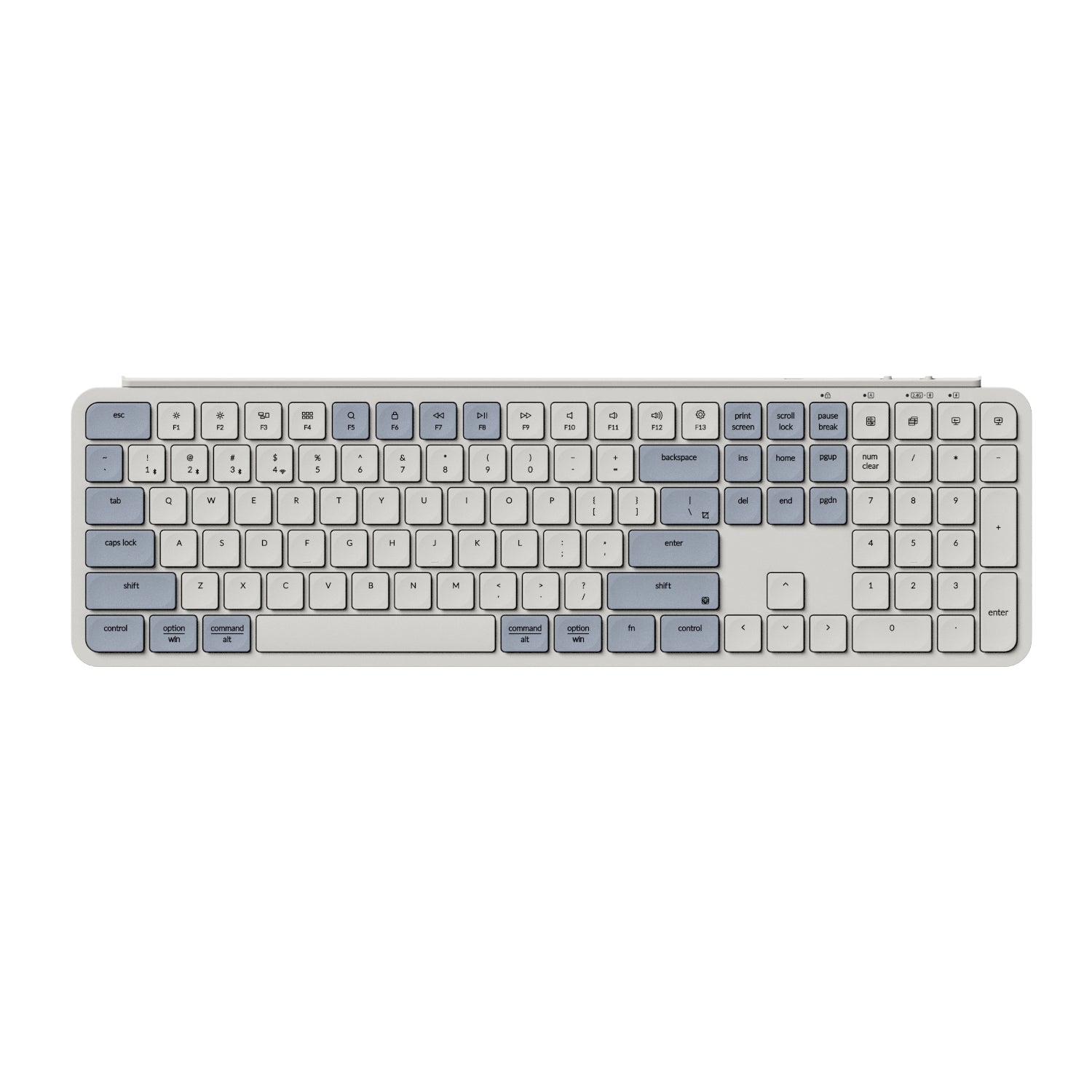 Image 1 for Keychron B6 Pro Ultra-Slim 100% Wireless Keyboard - Retro Blue