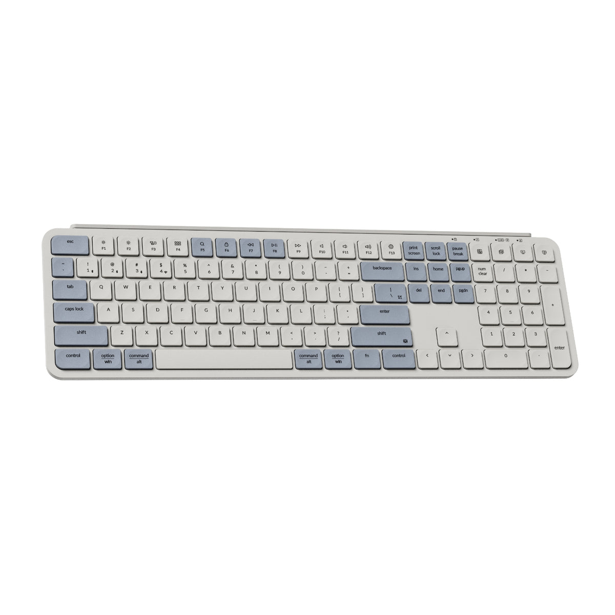 Image 2 for Keychron B6 Pro Ultra-Slim 100% Wireless Keyboard - Retro Blue