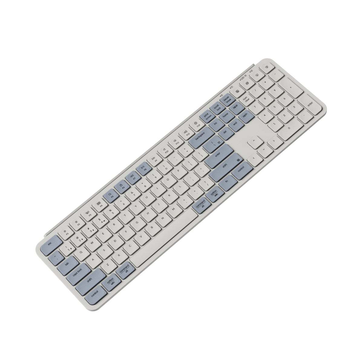 Image 3 for Keychron B6 Pro Ultra-Slim 100% Wireless Keyboard - Retro Blue