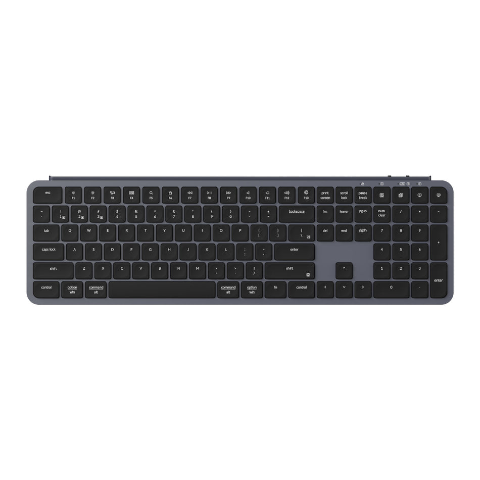 Image 1 for Keychron B6 Pro Ultra-Slim 100% Wireless Keyboard – Space Grey