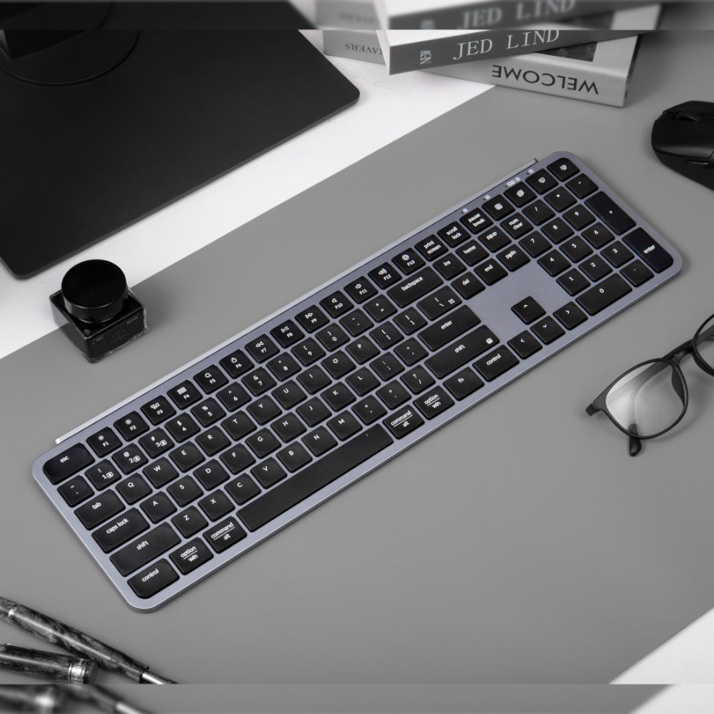 Image 3 for Keychron B6 Pro Ultra-Slim 100% Wireless Keyboard – Space Grey