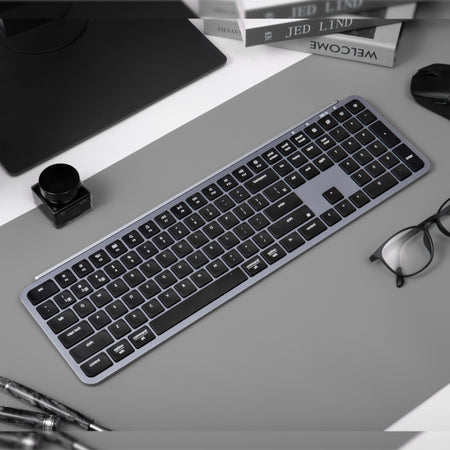 Image 3 for Keychron B6 Pro Ultra-Slim 100% Wireless Keyboard – Space Grey