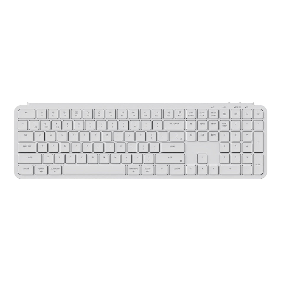 Image 1 for Keychron B6 Pro Ultra-Slim 100% Wireless Keyboard – Ivory White