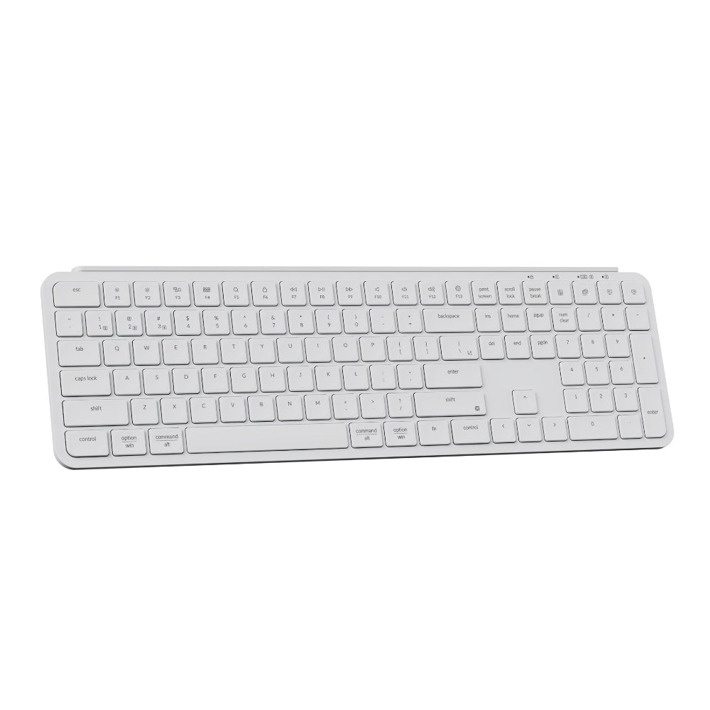 Image 2 for Keychron B6 Pro Ultra-Slim 100% Wireless Keyboard – Ivory White