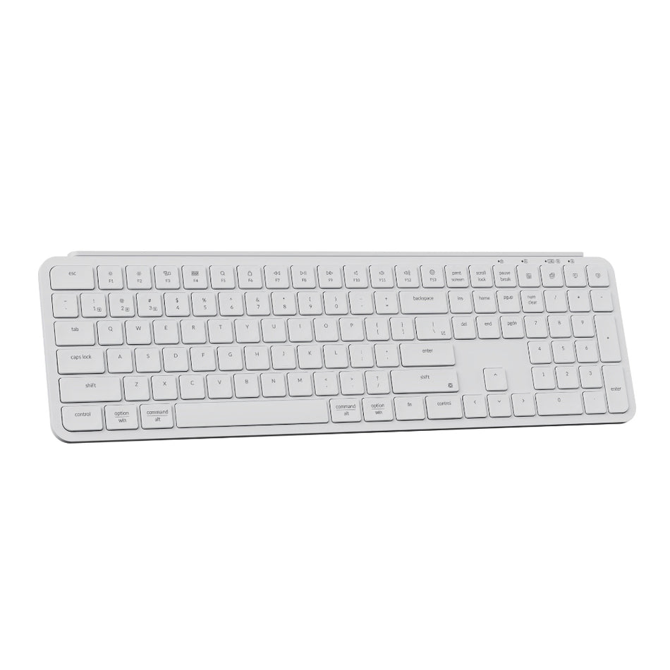 Image 2 for Keychron B6 Pro Ultra-Slim 100% Wireless Keyboard – Ivory White