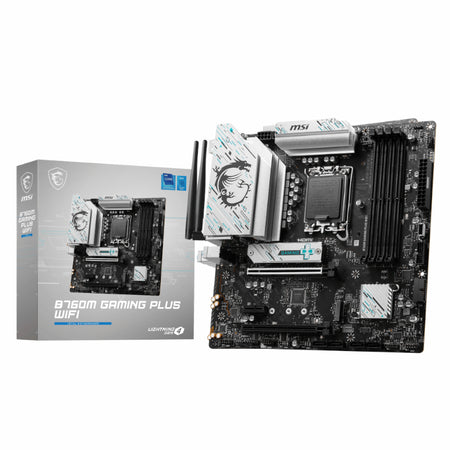 Image 1 for MSI B760M GAMING PLUS WIFI DDR5 Intel LGA1700 M-ATX Gaming Motherboard