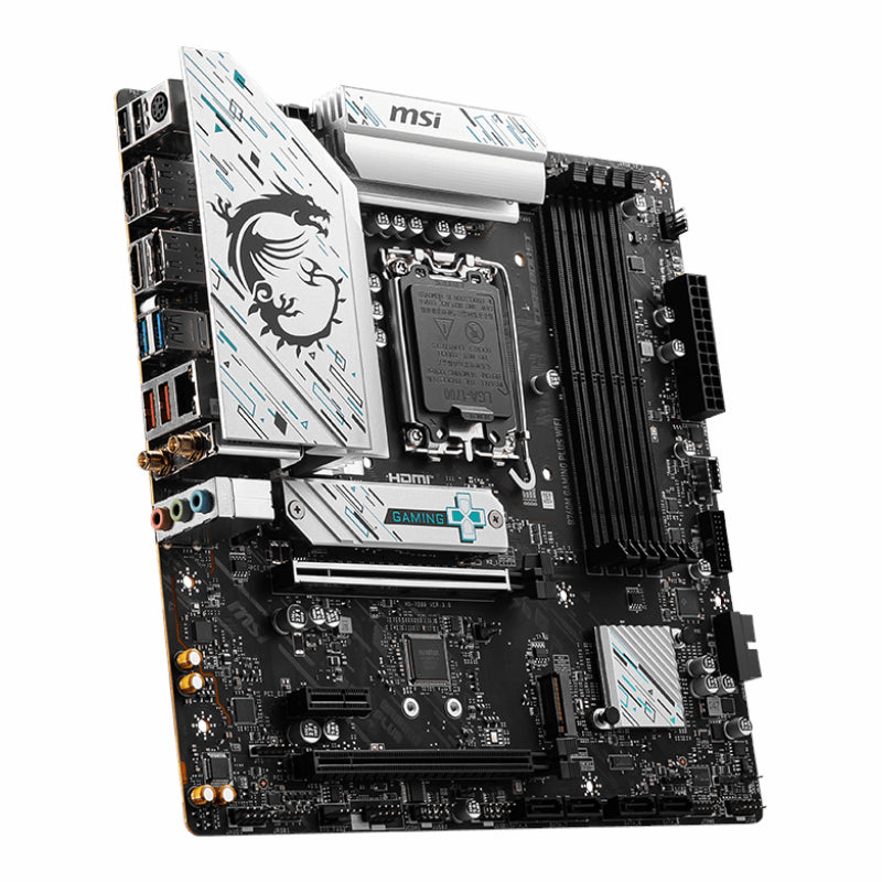 Image 4 for MSI B760M GAMING PLUS WIFI DDR5 Intel LGA1700 M-ATX Gaming Motherboard