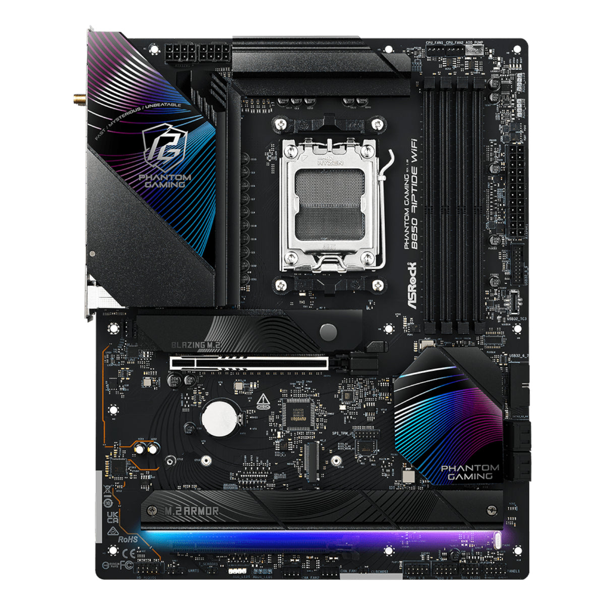 Image 3 for ASROCK B850 RIPTIDE WIFI AM5 ATX 4X DDR5