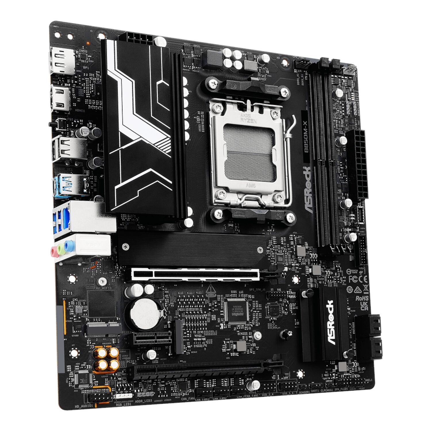 Image 3 for ASRock B850M-X WiFi AM5 Micro ATX Motherboard (DDR5, PCIe 5.0, Wi-Fi 6E)