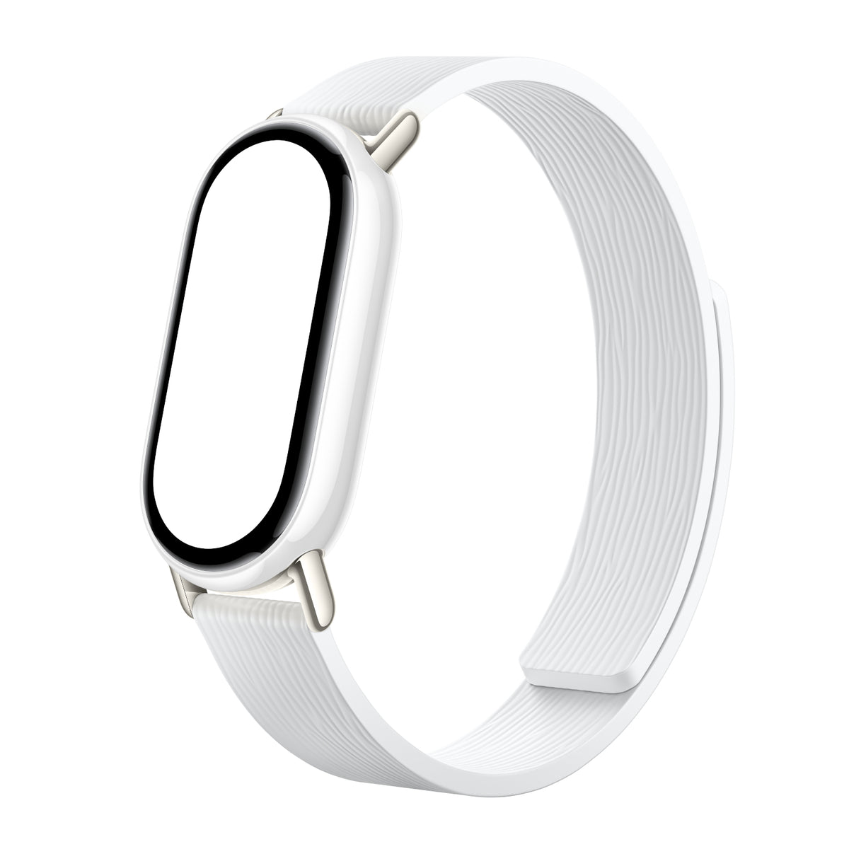 Image 2 for Xiaomi Smart Band 10 Magnetic Kona Leather Strap - Glacier White