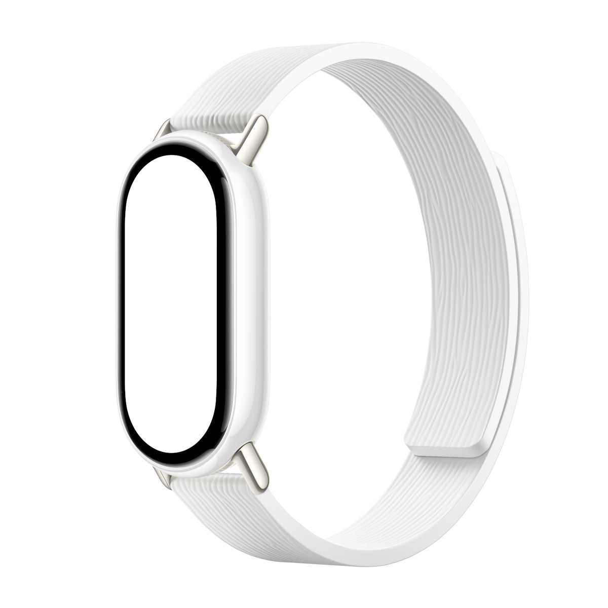 Image 3 for Xiaomi Smart Band 10 Magnetic Kona Leather Strap - Glacier White