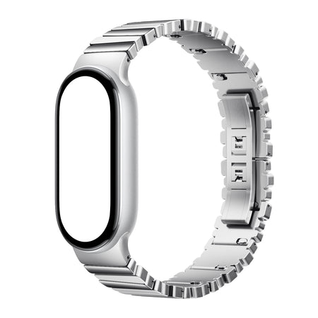 Image 3 for Xiaomi Smart Band 10 Asymmetrical Metal Strap – Silver