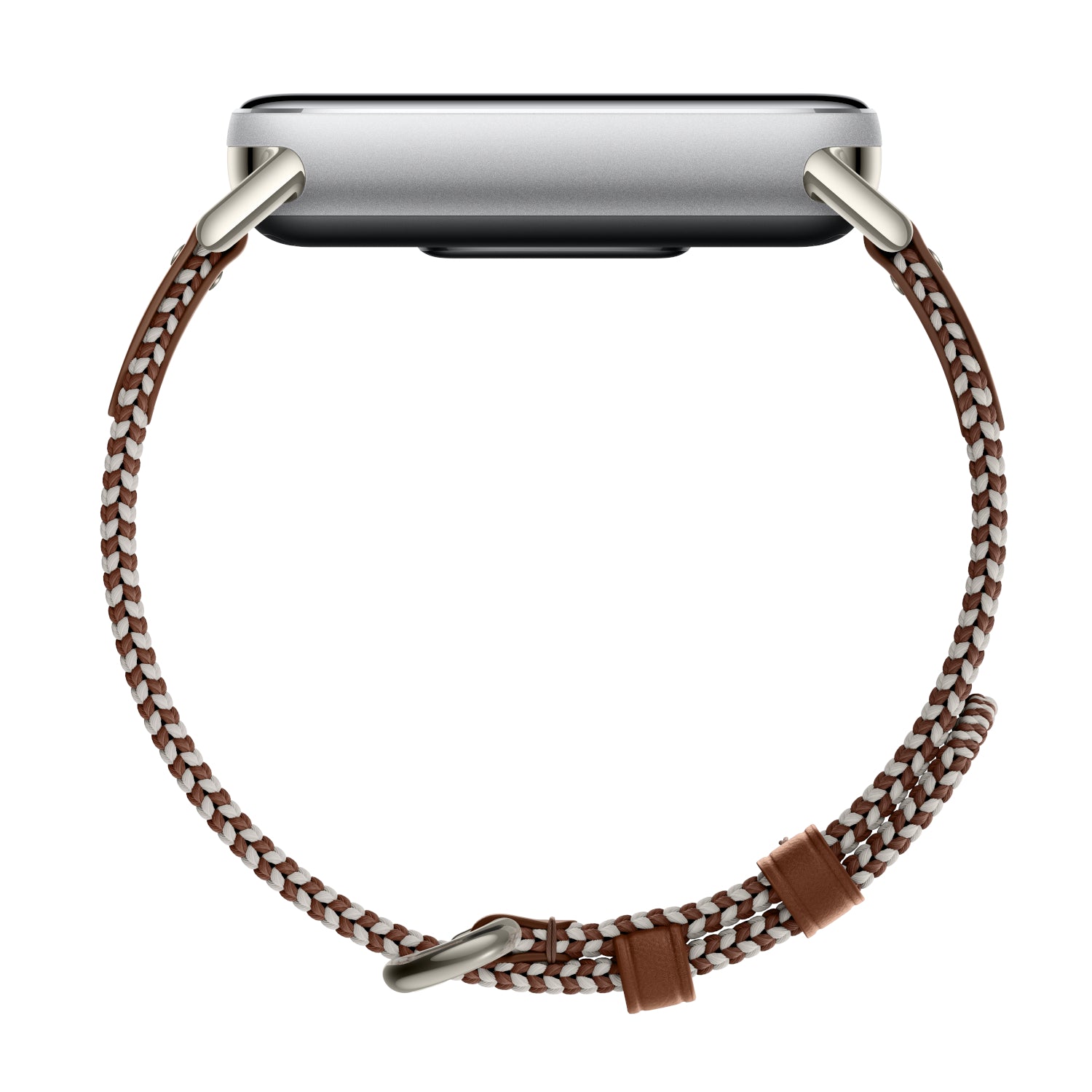 Image 4 for Xiaomi Smart Band 10 Knitted Silk Strap - Feather Brown