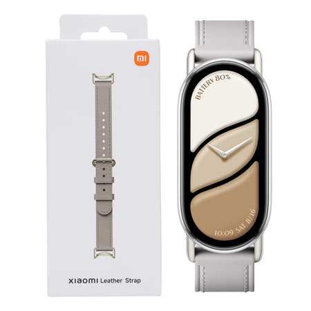 Image 1 for Xiaomi Smart Band 10 Leather Strap - Grey