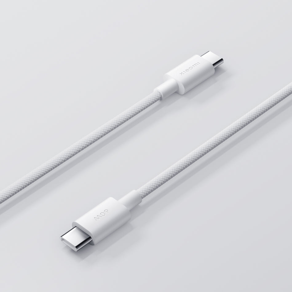 Image 2 for Xiaomi 3A Braided USB Type-C to USB Type-C Cable 1M - White