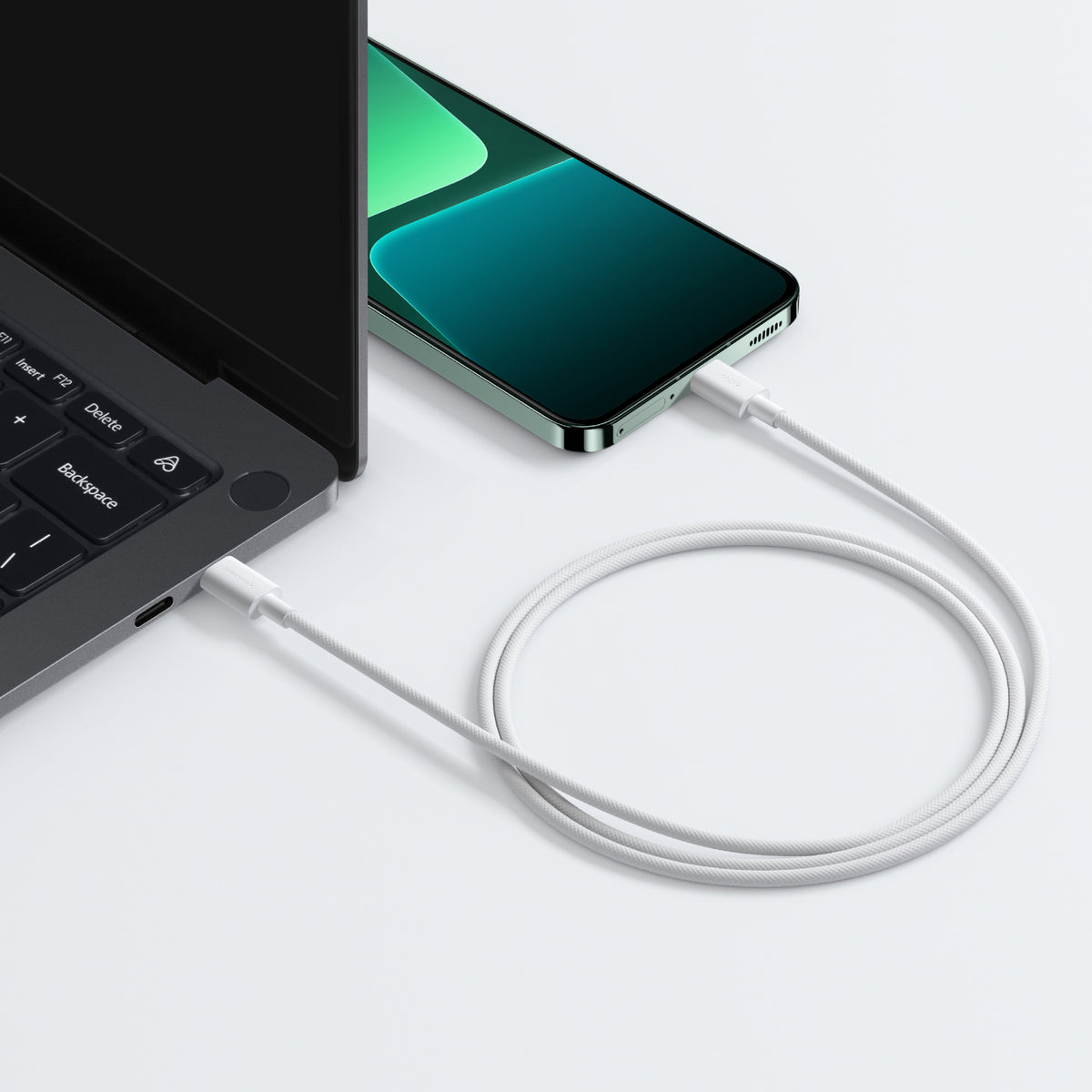 Image 5 for Xiaomi 3A Braided USB Type-C to USB Type-C Cable 1M - White