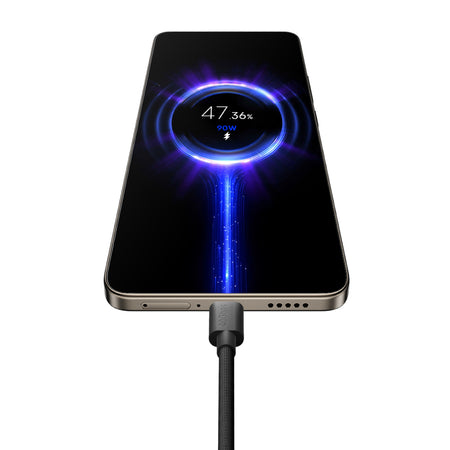 Image 4 for Xiaomi USB4 6A USB Type-C To USB Type-C Braided Cable 1m- (120W, 40Gbps, 8K)