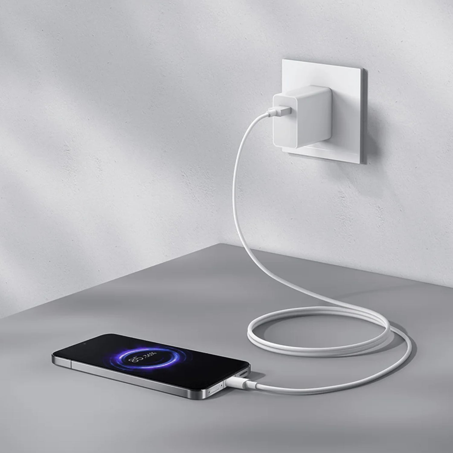 Image 3 for Xiaomi 3A USB-A to USB Type-C Cable 1M - White