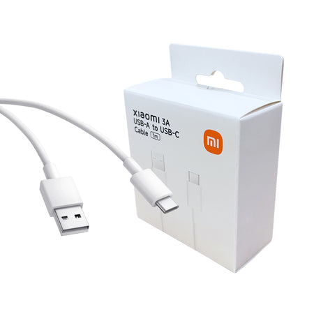 Image 1 for Xiaomi 3A USB-A to USB Type-C Cable 1M - White
