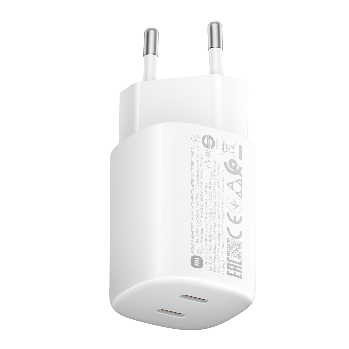 Image 1 for Xiaomi 45W Nano Turbo Power Adapter (2 port)