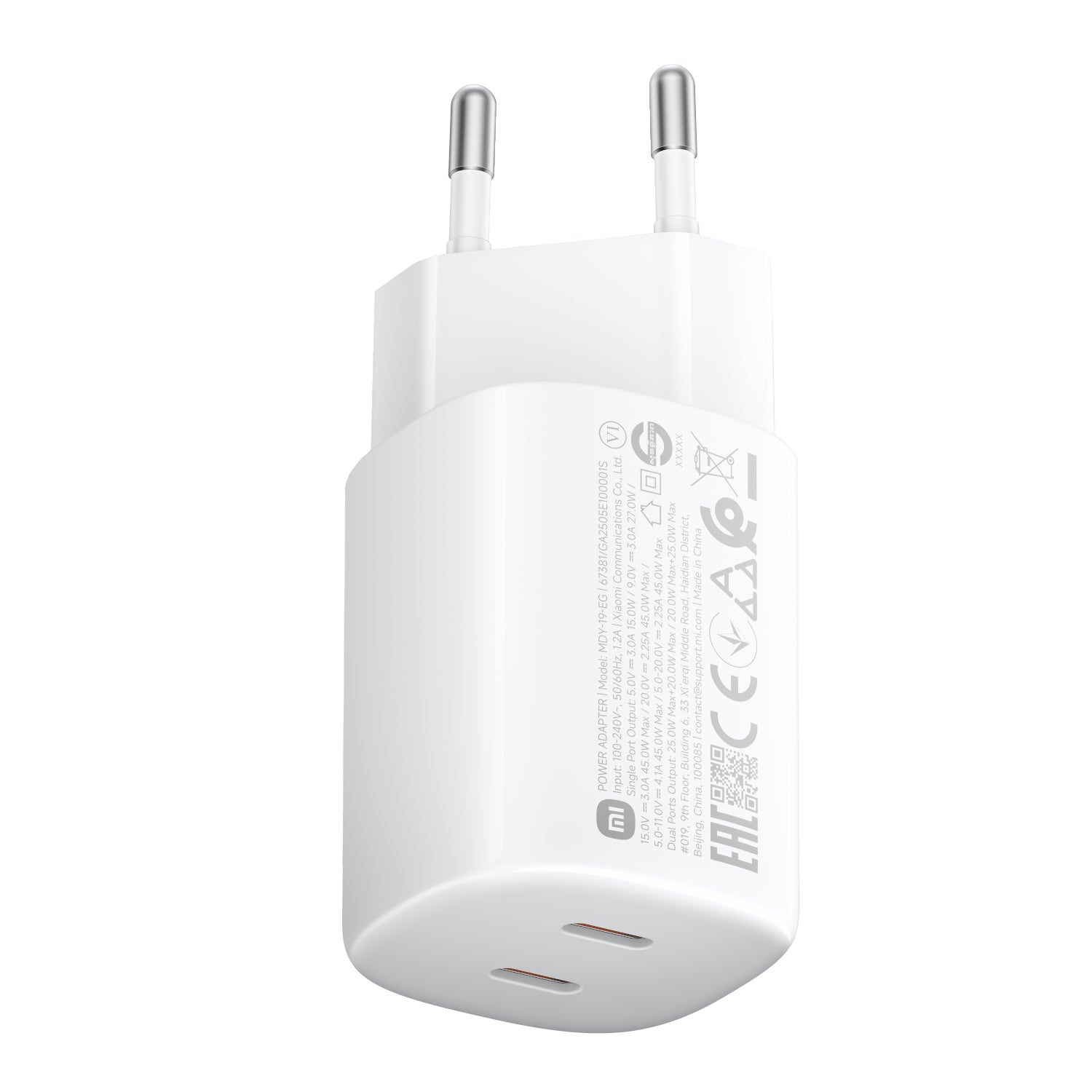 Image 1 for Xiaomi 45W Nano Turbo Power Adapter (2 port)