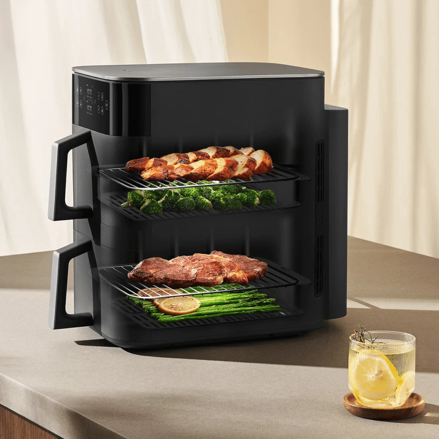 Image 5 for Xiaomi Smart Double Stack Air Fryer 12L
