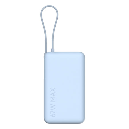 Image 2 for Xiaomi 67W Power Bank 10000mAh (Integrated Cable) - Ice Blue