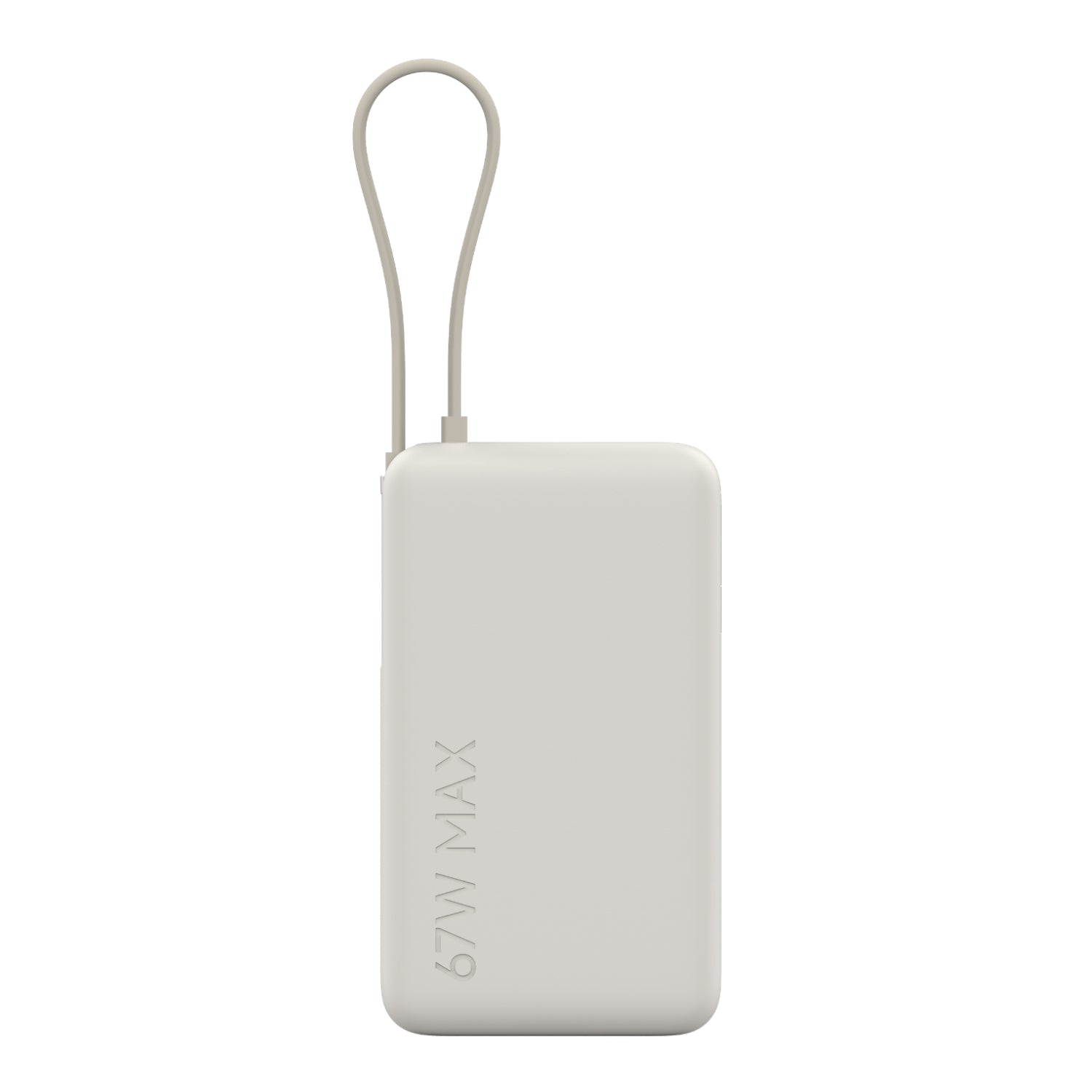 Image 2 for Xiaomi 67W Power Bank 10000mAh (Integrated Cable) - Tan