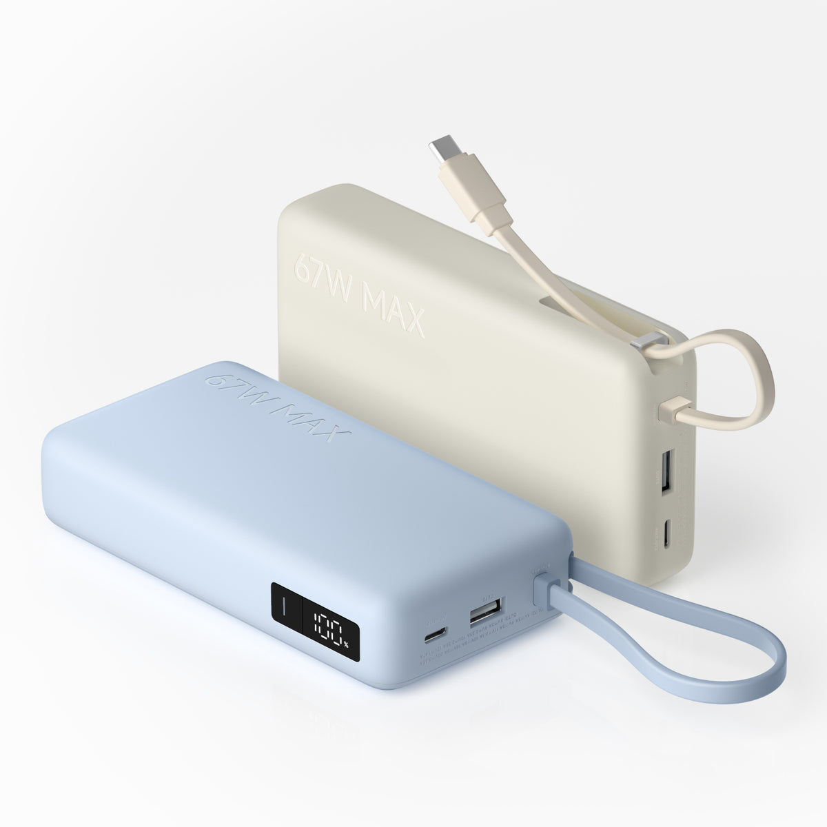 Image 5 for Xiaomi 67W Power Bank 20000 (Integrated Cable) - Ice Blue