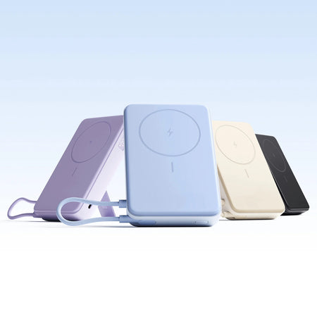 Image 5 for Xiaomi Magnetic Power Bank 10000 with Built-in Stand - Purple
