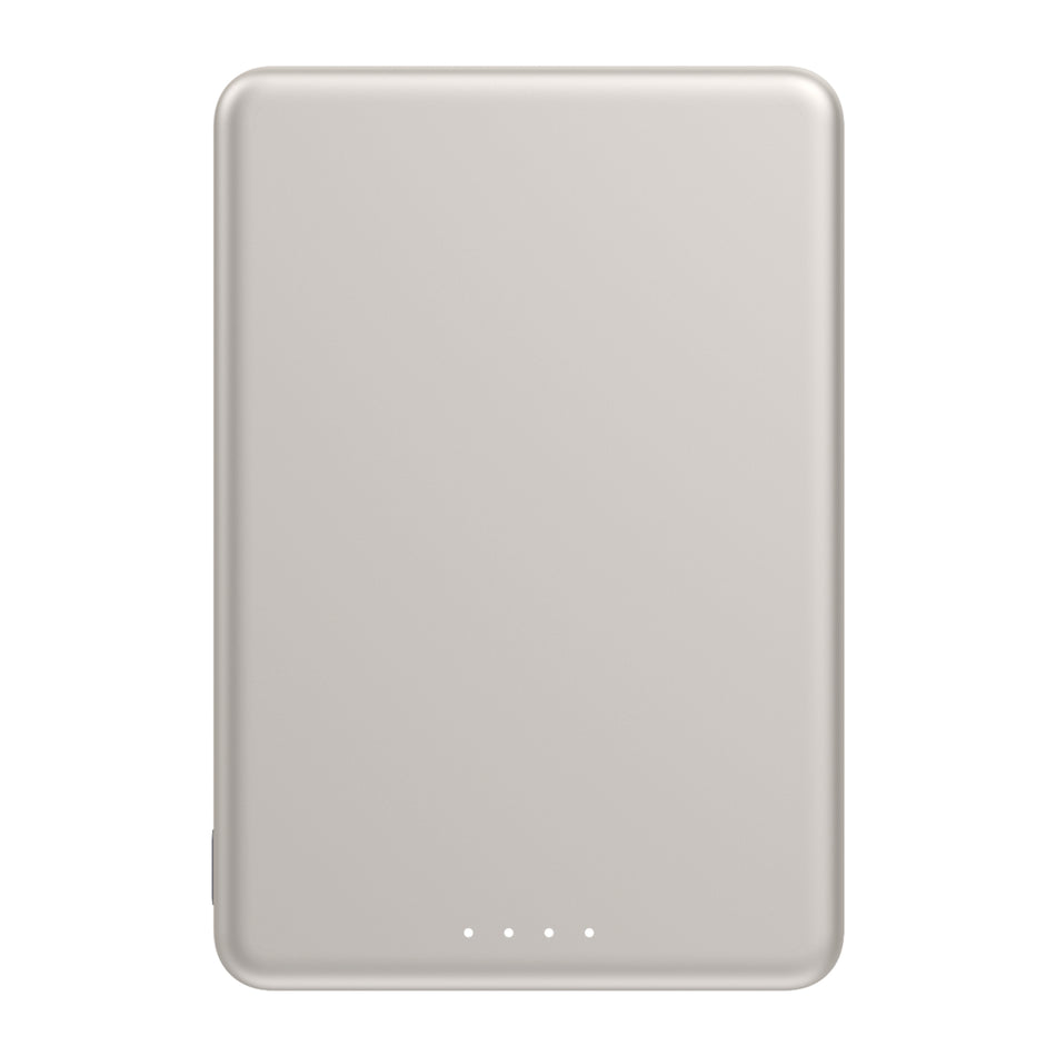 Image 2 for Xiaomi Super Slim Magnetic Power Bank 5000 - Gold