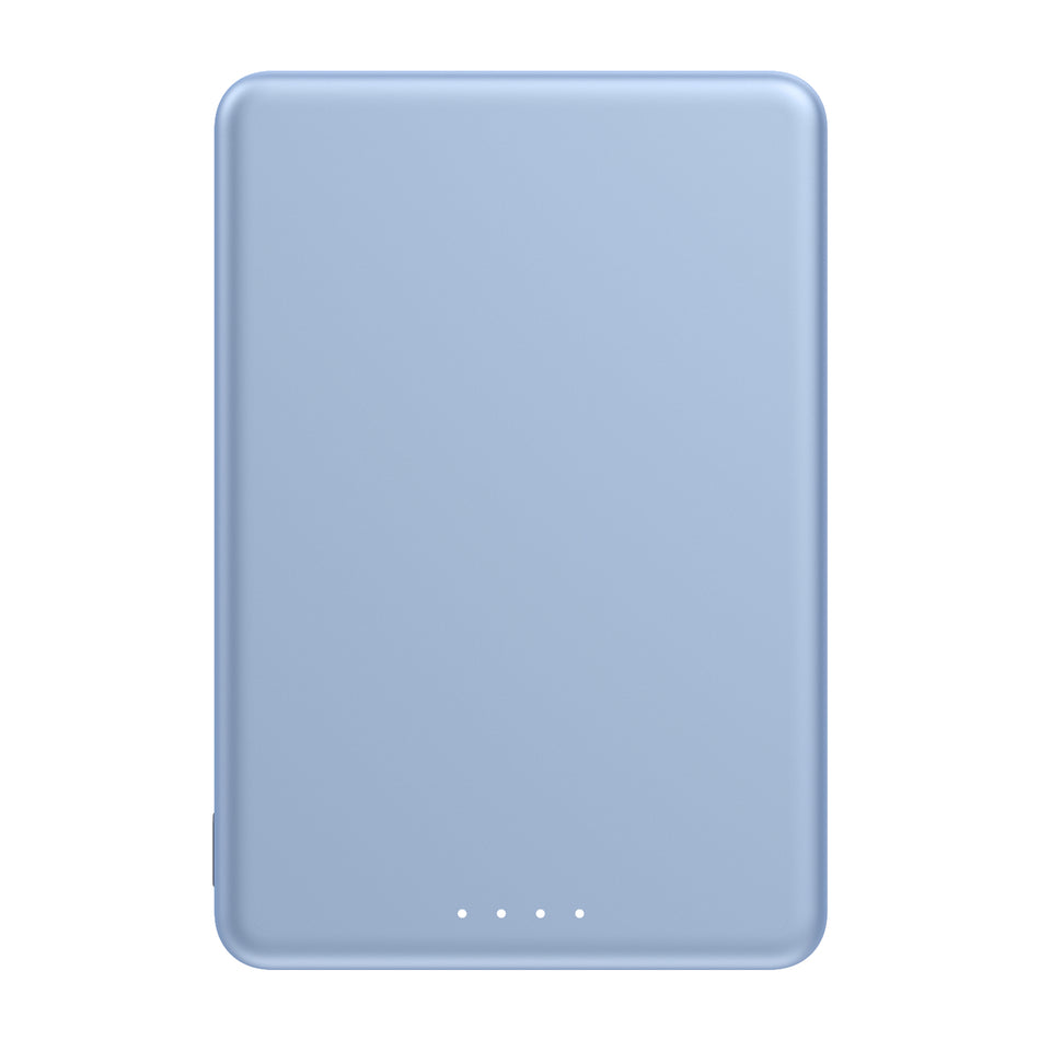 Image 2 for Xiaomi Super Slim Magnetic Power Bank 5000 - Blue