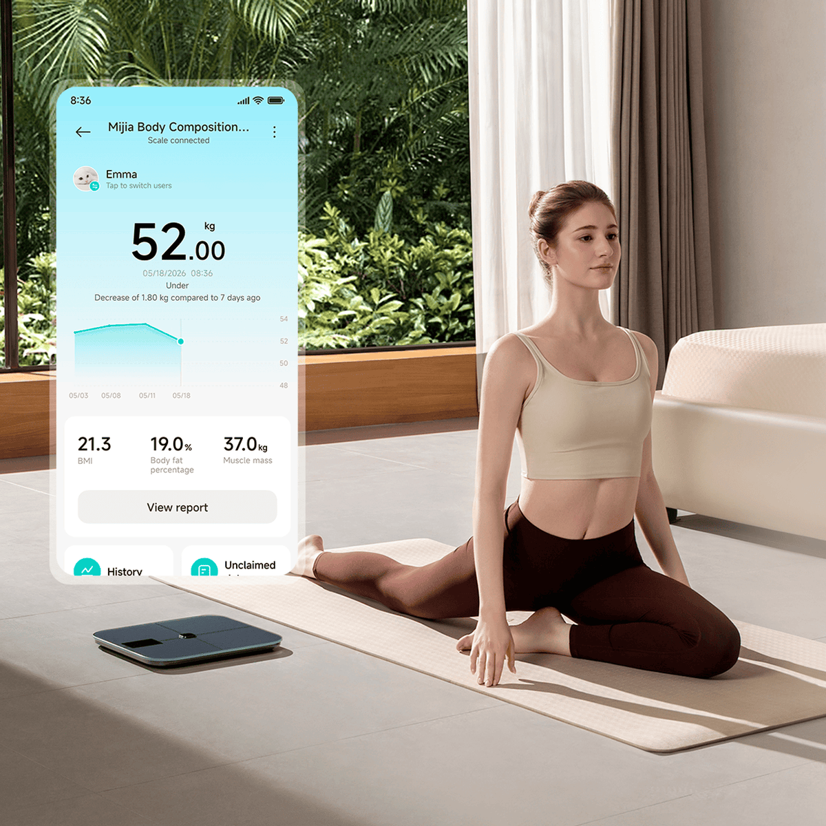 Image 8 for Xiaomi Body Composition Scale S400 PRO