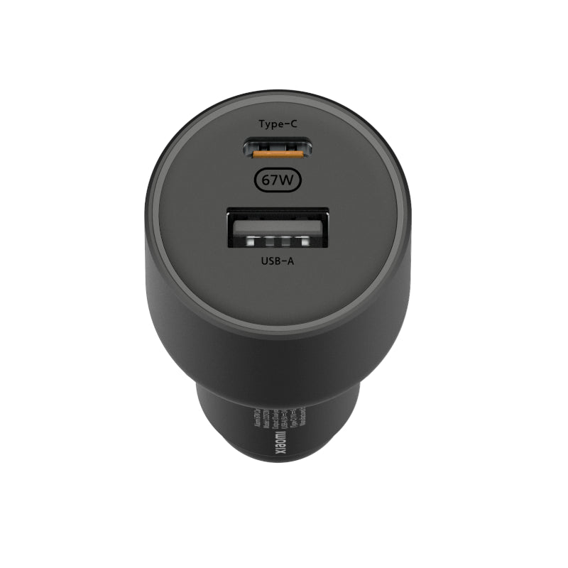 Image 2 for Xiaomi 67W Car Charger USB-A and Type-C