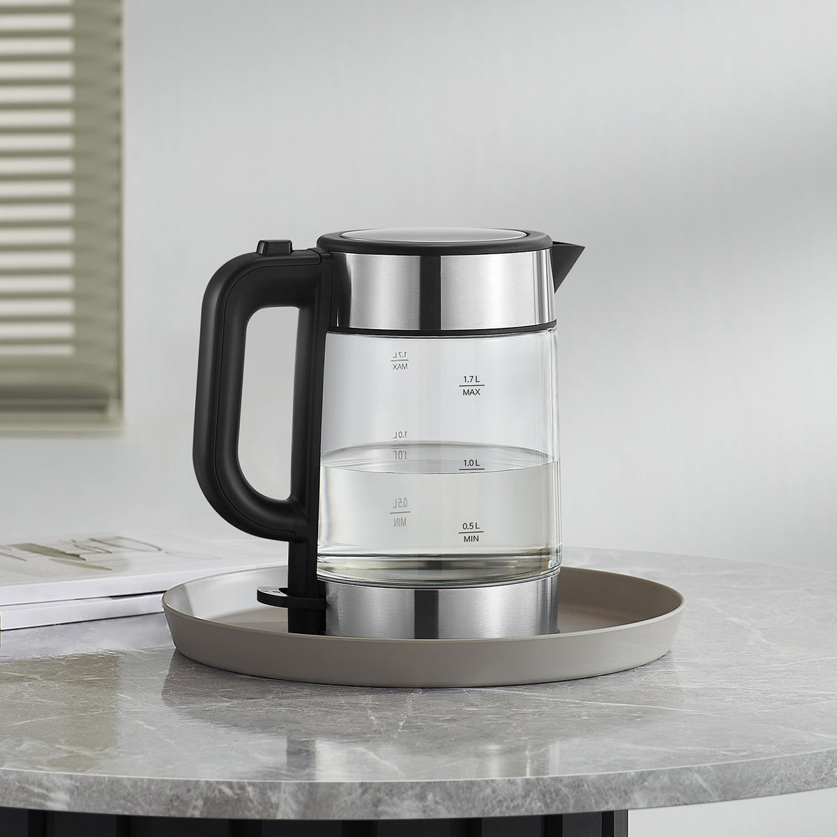 Image 7 for Xiaomi 1.7L Electric Glass Kettle – 2200W Fast Boil