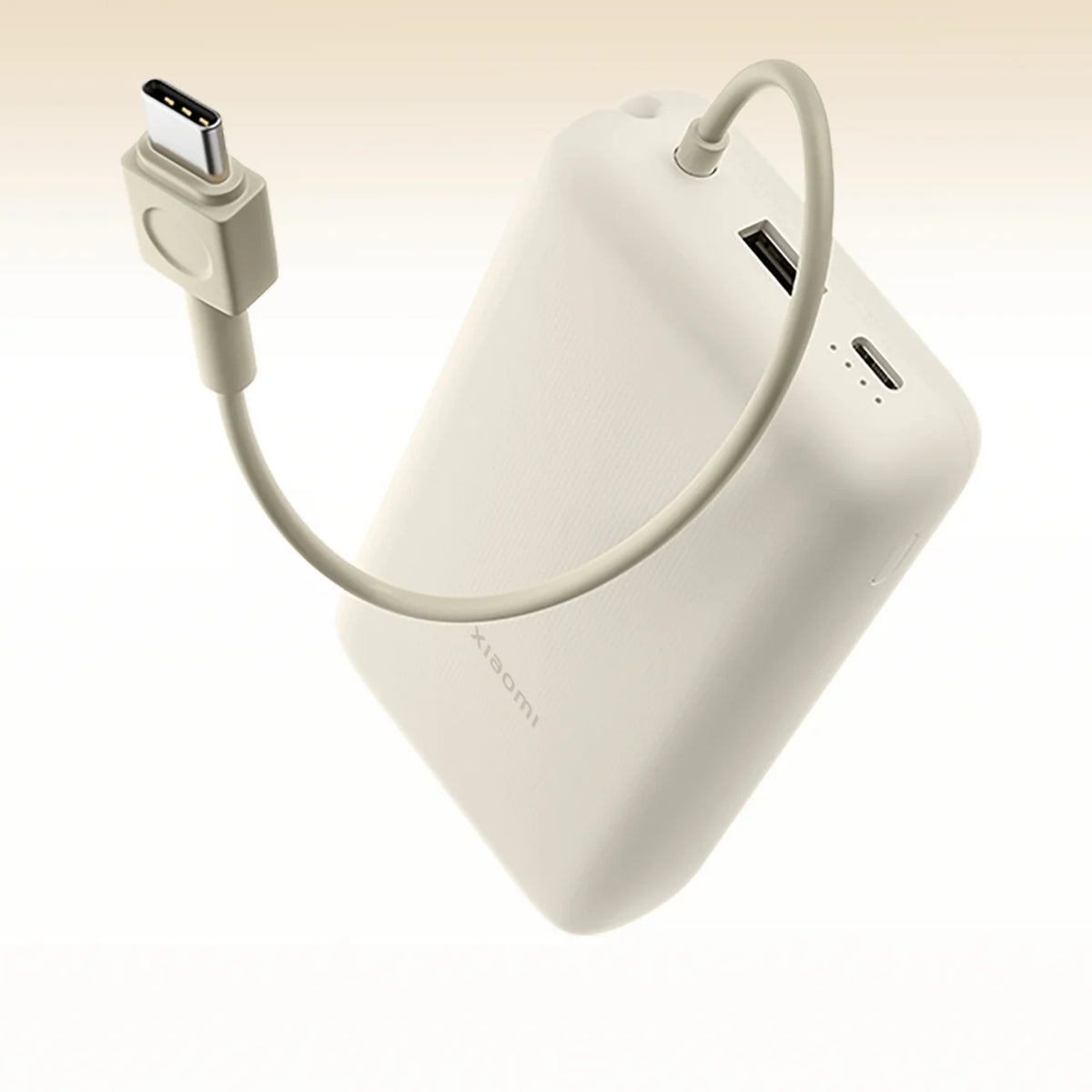 Image 3 for Xiaomi 33W Power Bank 20000mAh (Integrated Cable) – Tan