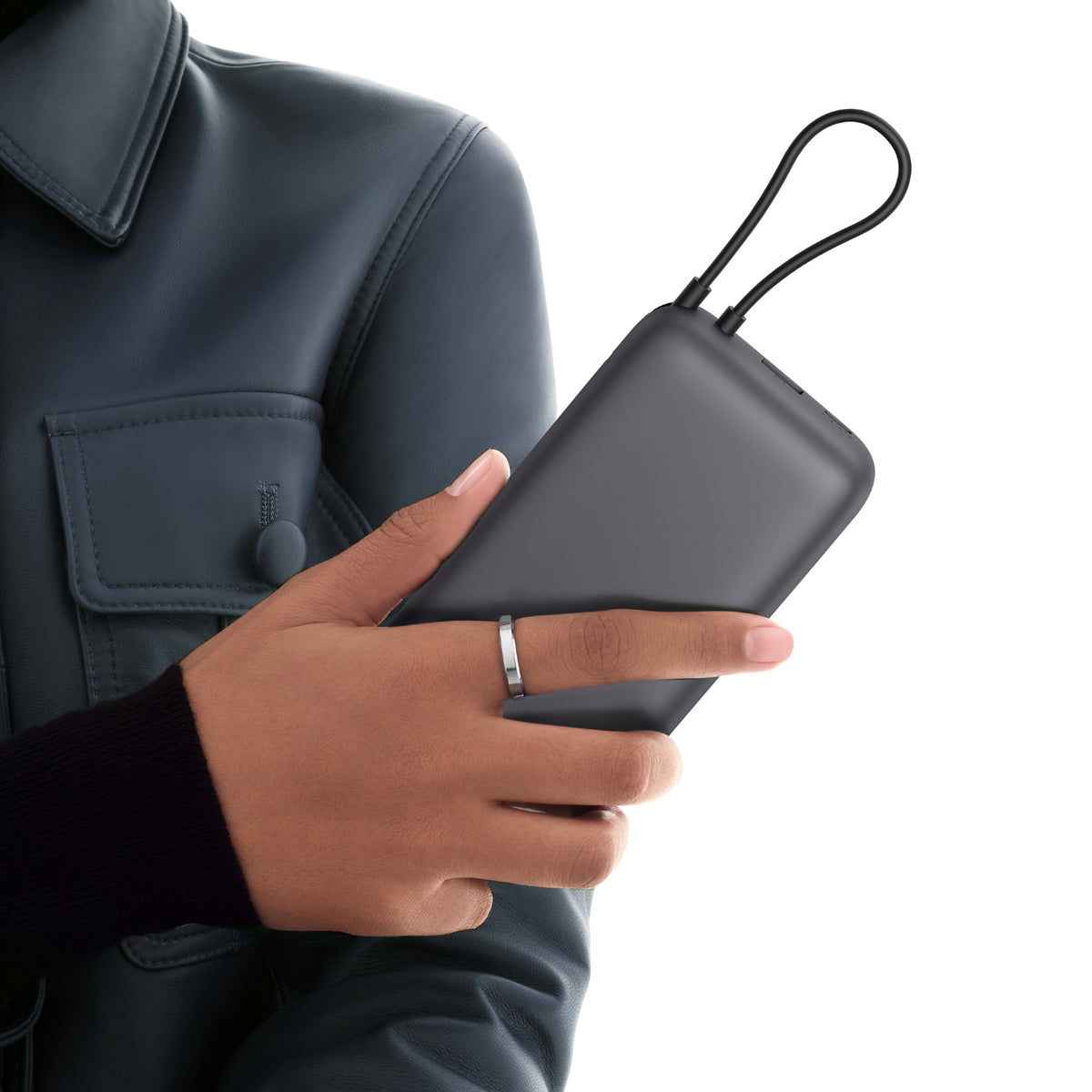Image 5 for Xiaomi Power Bank 20000mAh (Integrated Cable) - Dark Grey