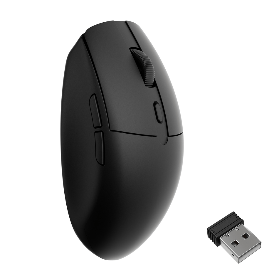 Image 2 for Keychron BM22-A9 1K Huano Micro Switch Wireless Mouse (BT/2.4GHz/Wired) - Black