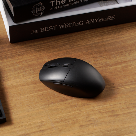Image 7 for Keychron BM22-A9 1K Huano Micro Switch Wireless Mouse (BT/2.4GHz/Wired) - Black