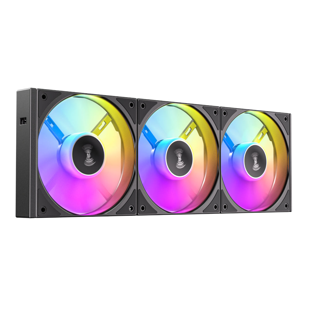 Image 2 for Antec Connect 120 Reverse ARGB PWM Fan 3 Pack - Black
