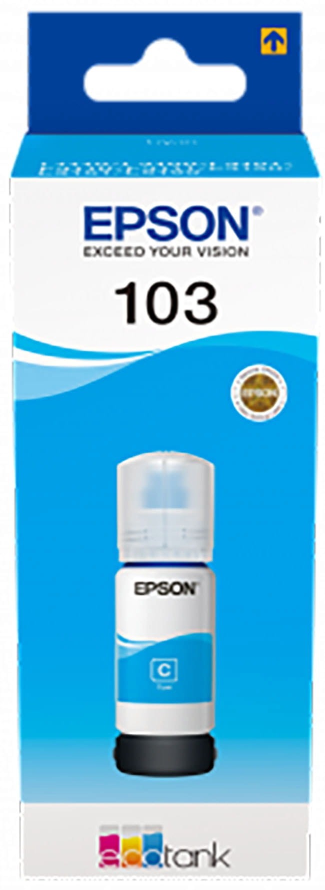 Epson EcoTank Cyan Ink Bottle - 70ml High-Yield