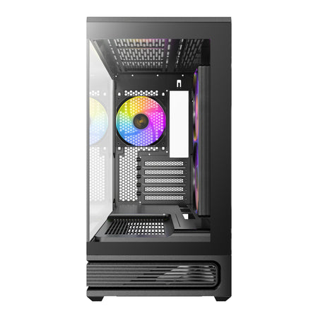 Image 2 for Antec C2M ARGB Compact Micro-ATX Gaming Chassis - Black