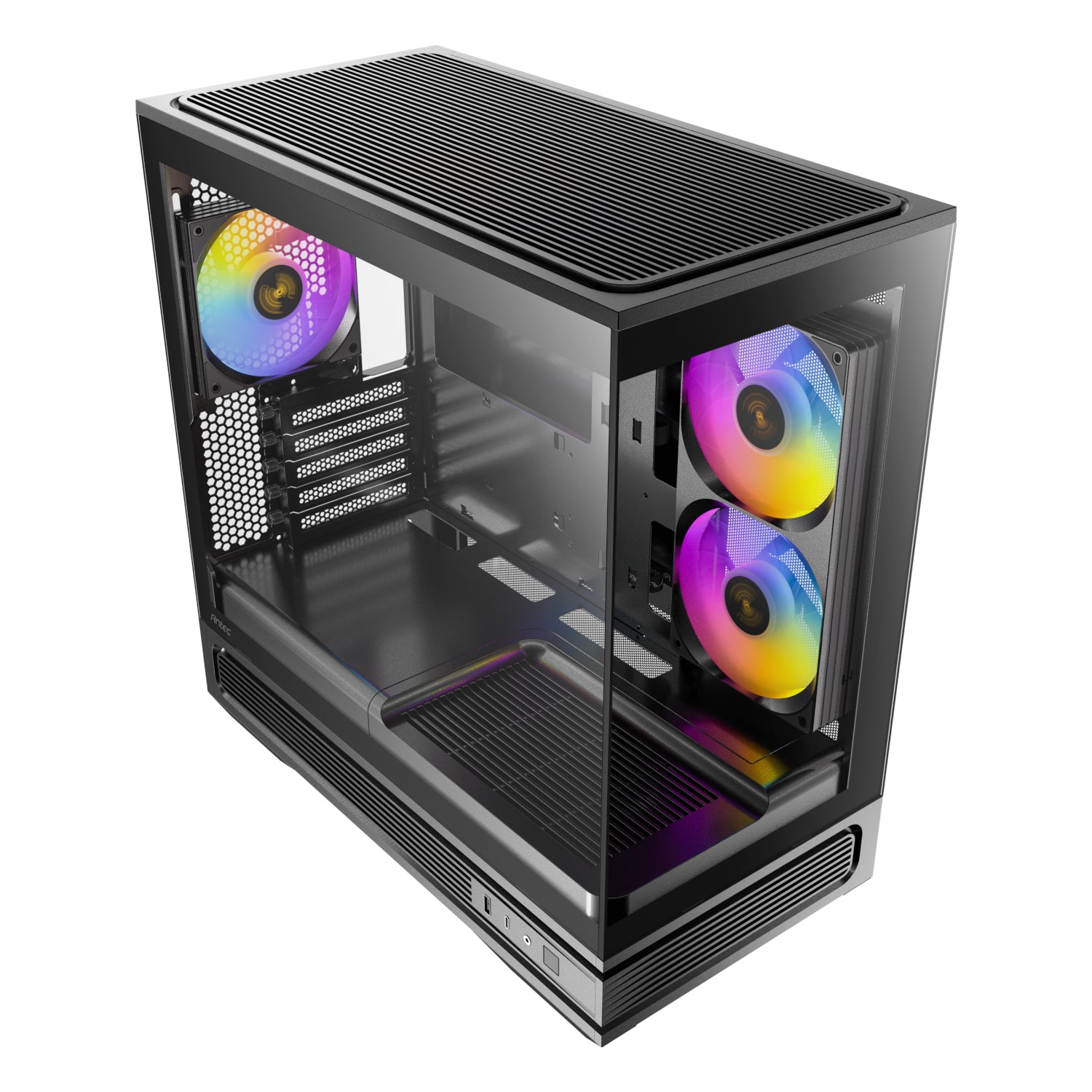 Image 4 for Antec C2M ARGB Compact Micro-ATX Gaming Chassis - Black