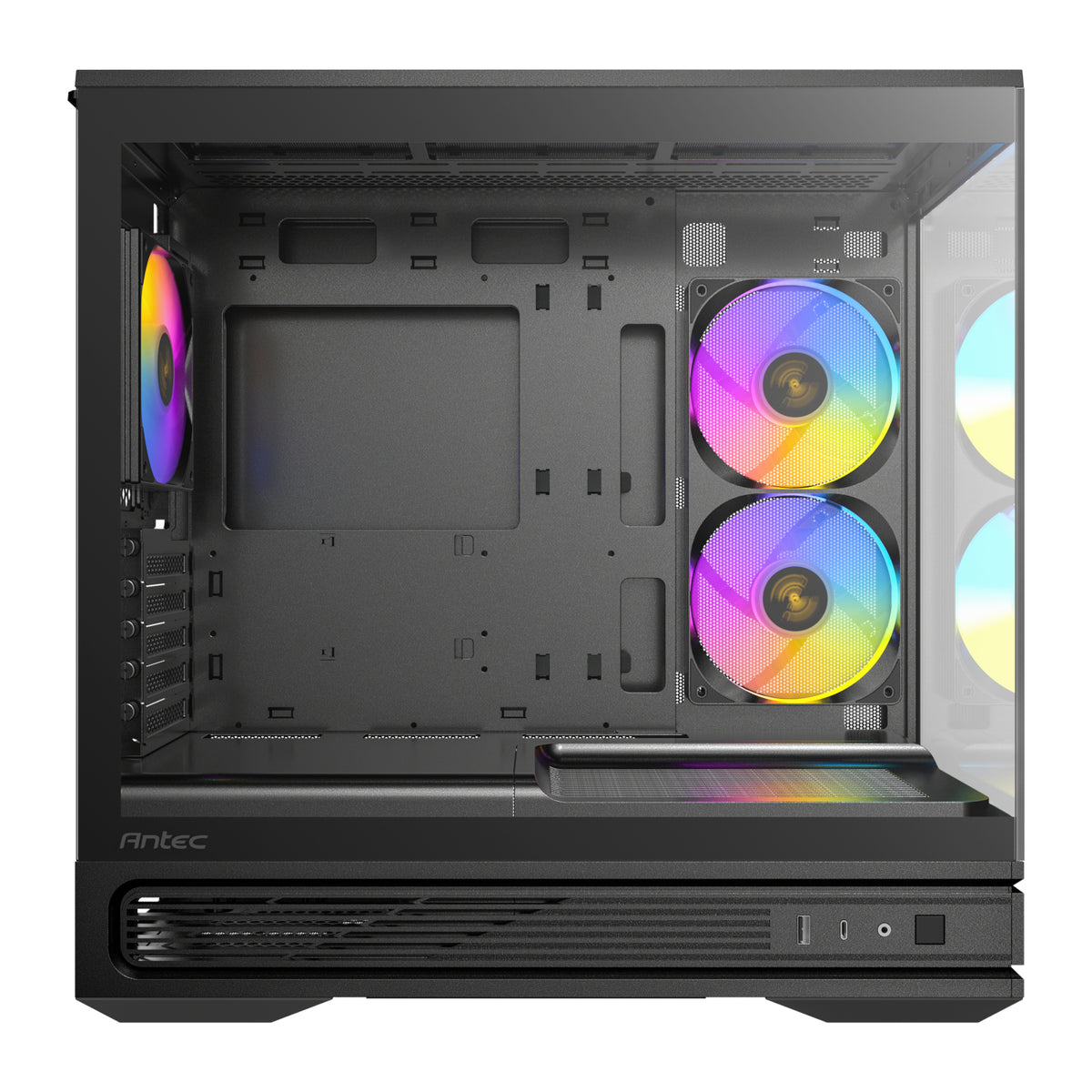 Image 5 for Antec C2M ARGB Compact Micro-ATX Gaming Chassis - Black